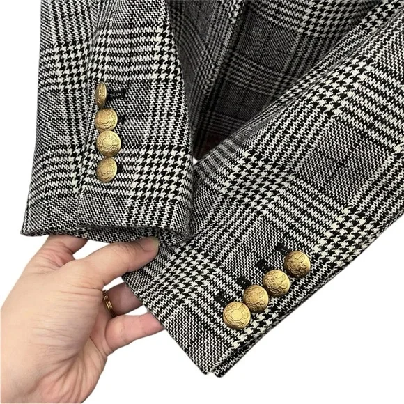 J. Crew Regent Glen Plaid Blazer Wool Jacket Academia Preppy Old Money Classic - Picture 9 of 13